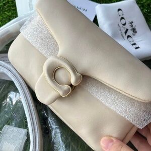 Coach Cream Pillow Tabby